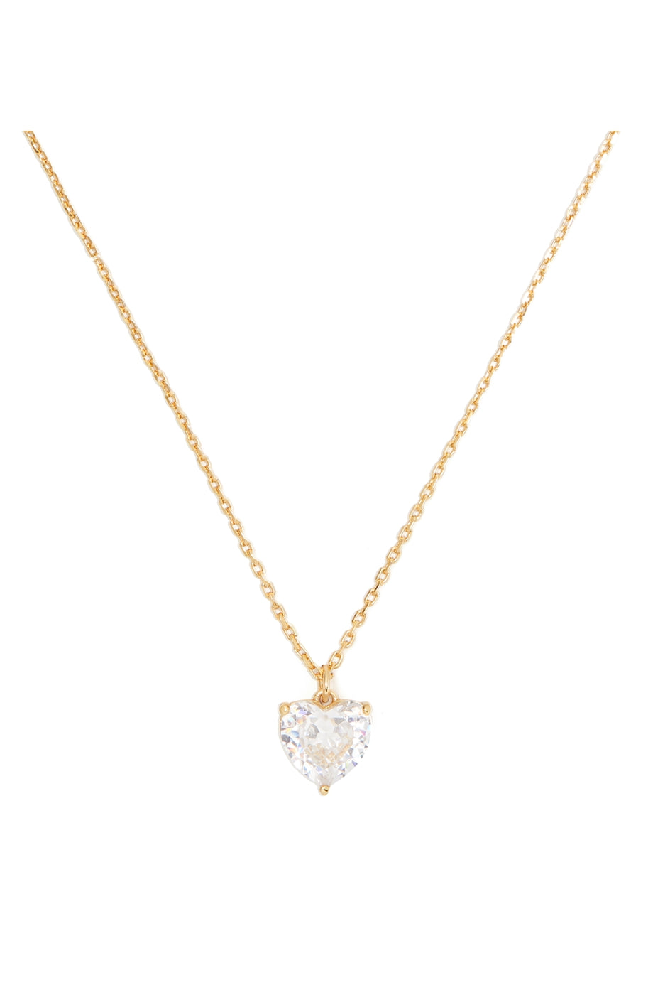 Kate Spade New York Gold Crystal Heart Necklace