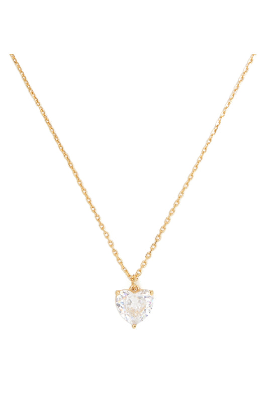 Kate Spade New York Gold Crystal Heart Necklace