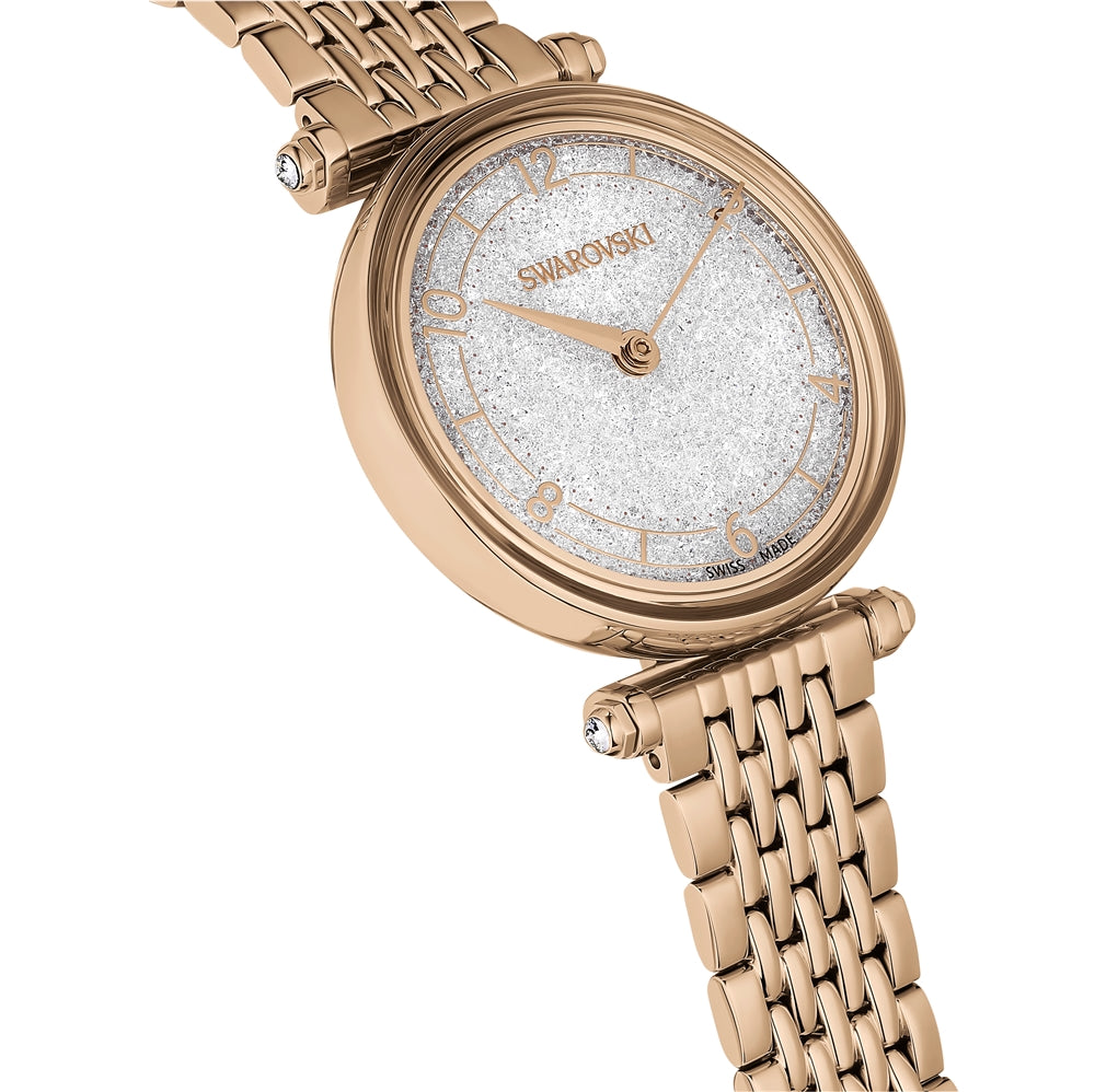 Swarovski Crystalline Wonder Rose Gold Metal Watch