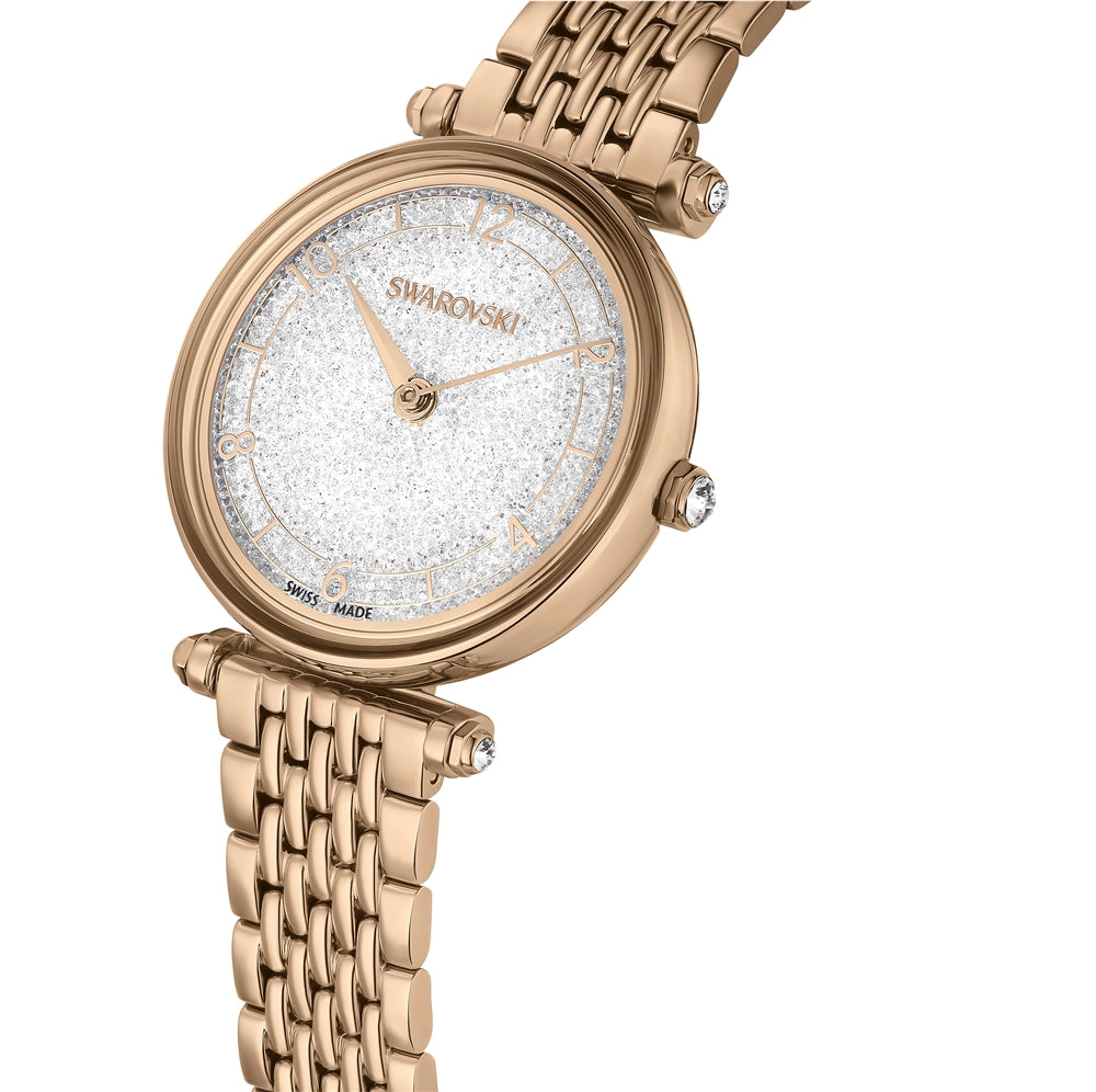 Swarovski Crystalline Wonder Rose Gold Metal Watch