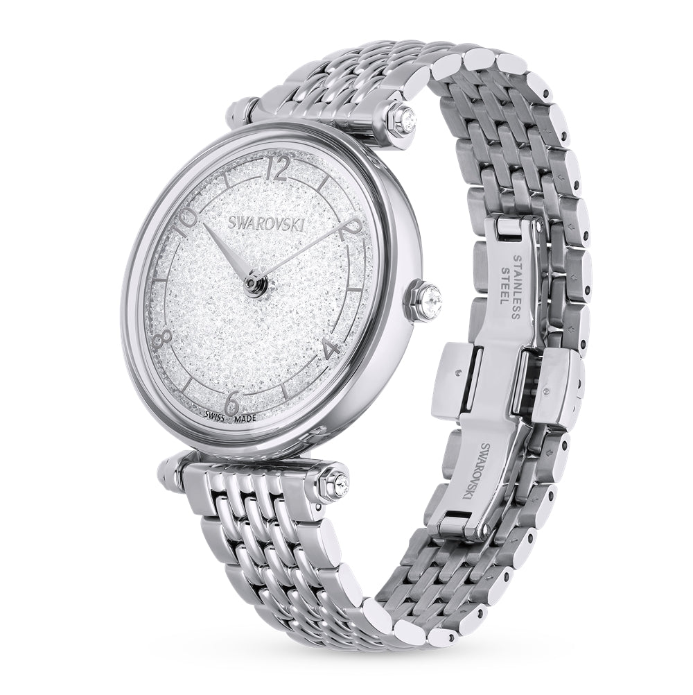 Swarovski Crystalline Wonder Silver Tone Metal Watch