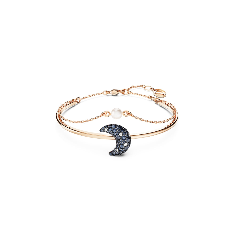 Swarovski Luna Rose-Gold Moon Bangle