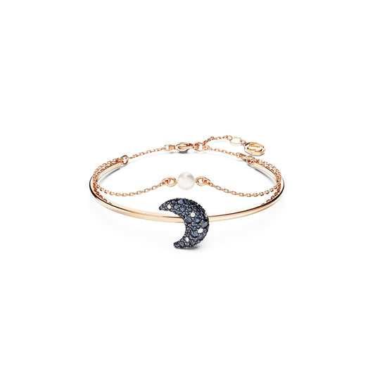 Swarovski Luna Rose-Gold Moon Bangle
