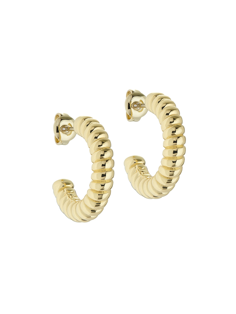 Ted Baker Gold Tottie Twist Hoop Earrings