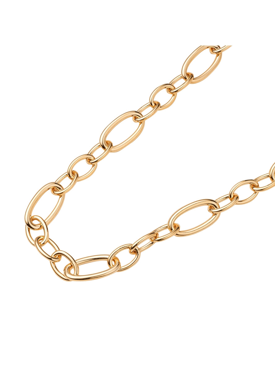 August Woods Gold Chunky Linked Chain Necklace
