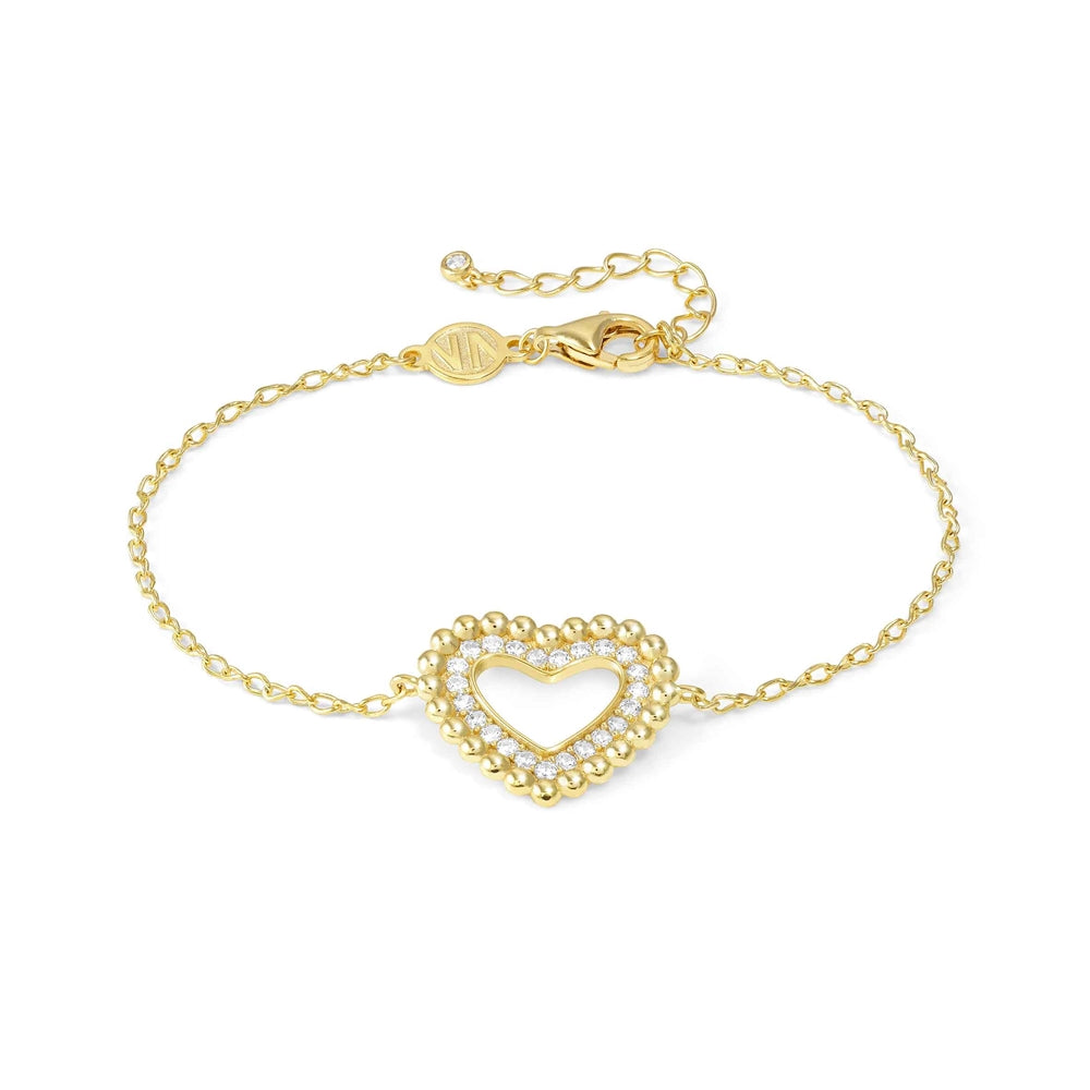 Nomination Gold Lovecloud Heart Bracelet