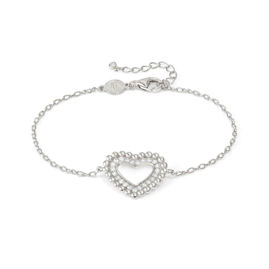 Nomination Silver Lovecloud Heart Bracelet