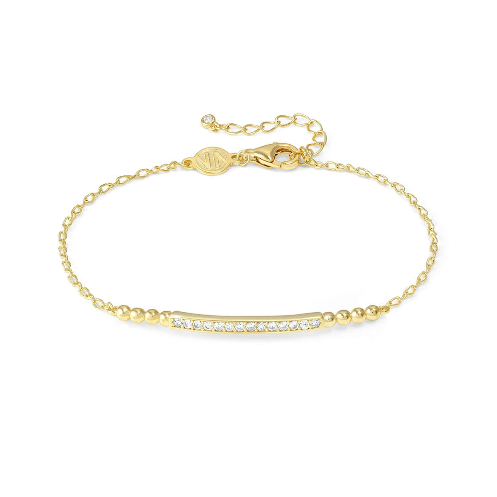 Nomination Gold Crystal Lovecloud Bracelet