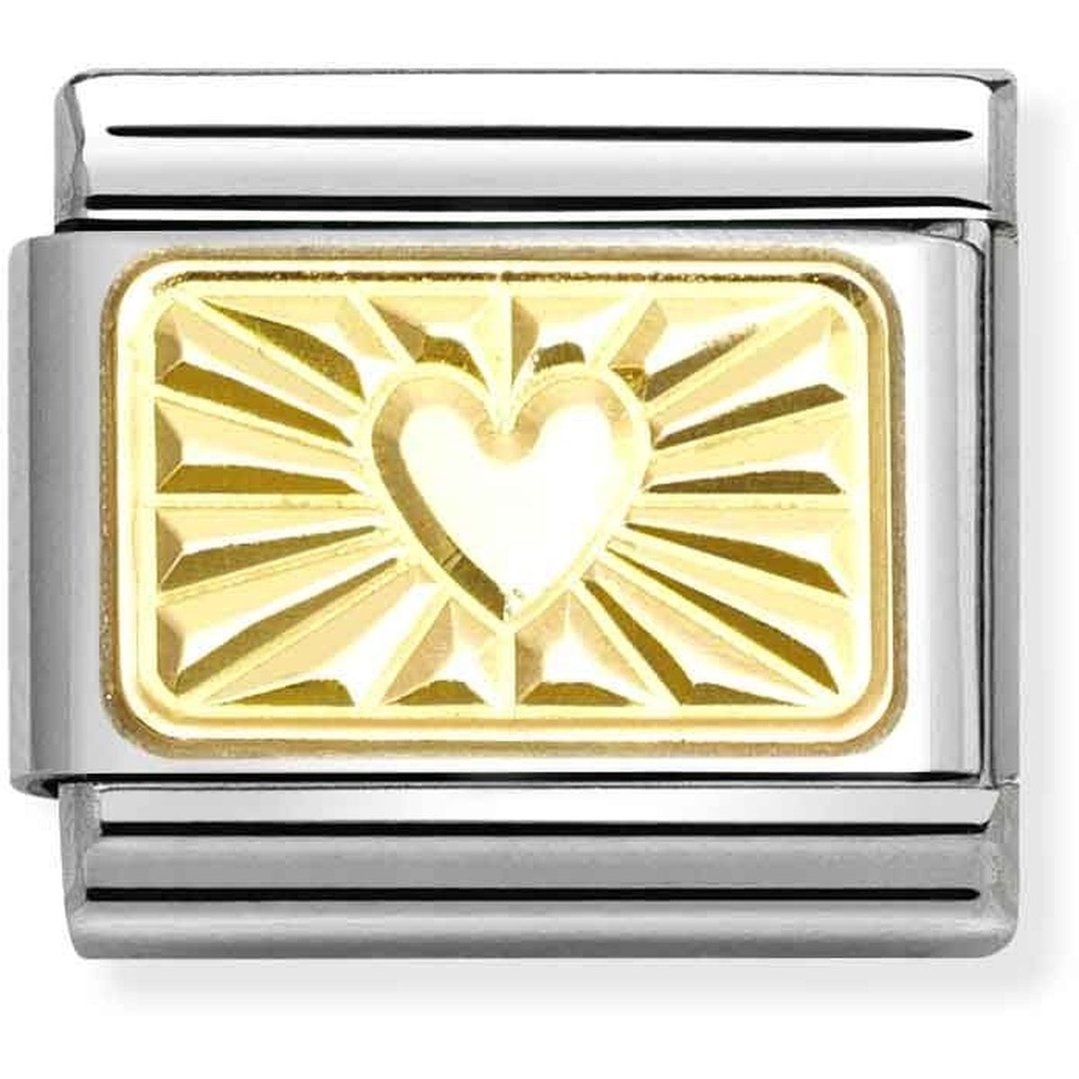 Nomination Gold Diamond Heart Charm