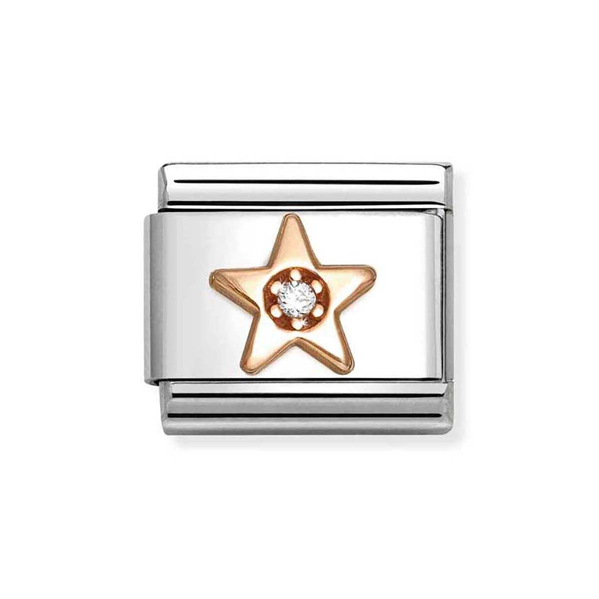 Nomination Rose Gold Star Charm