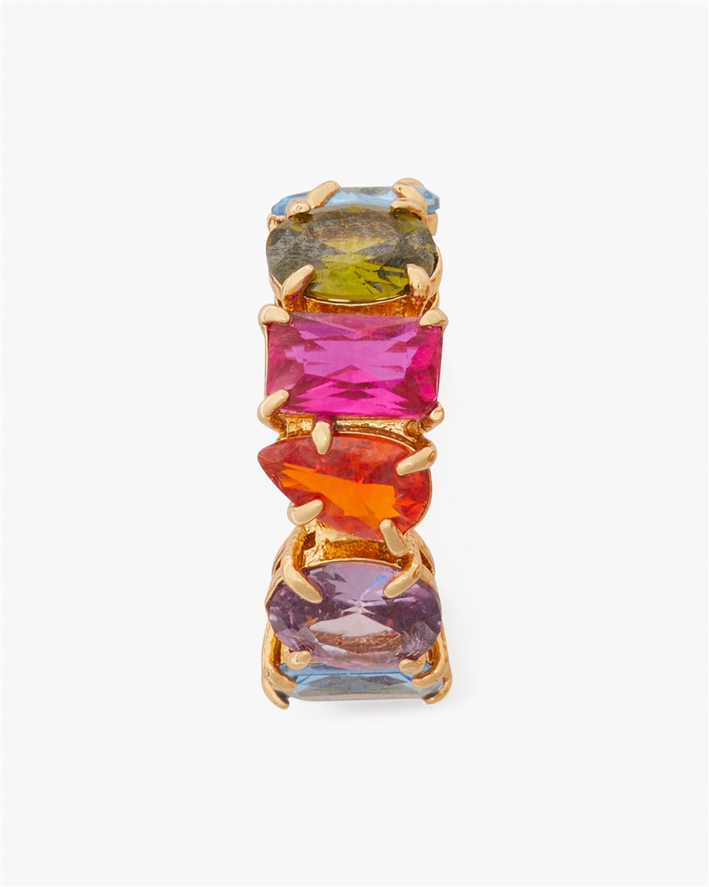 Kate Spade New York Gold Multi Coloured Huggies