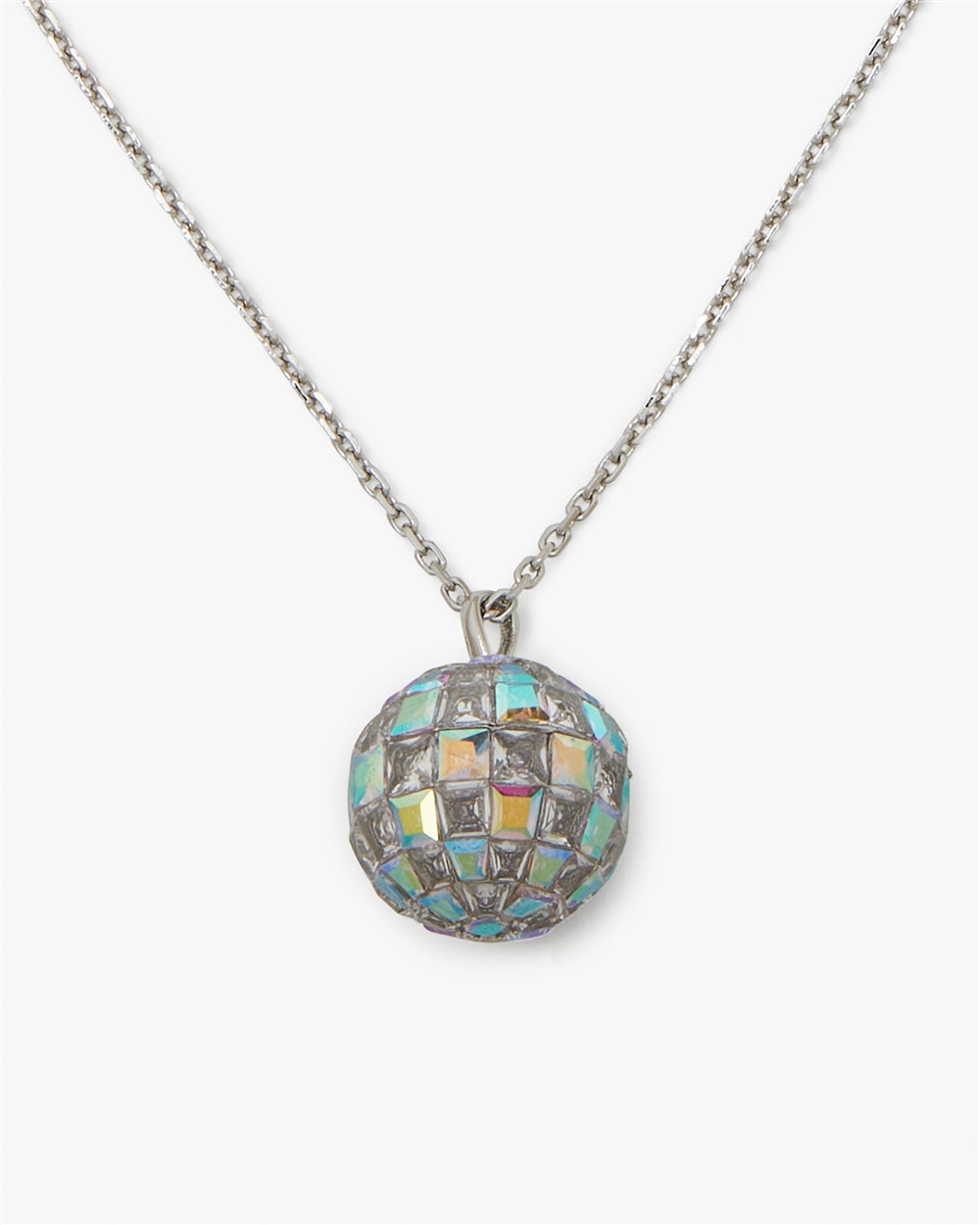 Kate Spade New York Silver Disco Ball Necklace