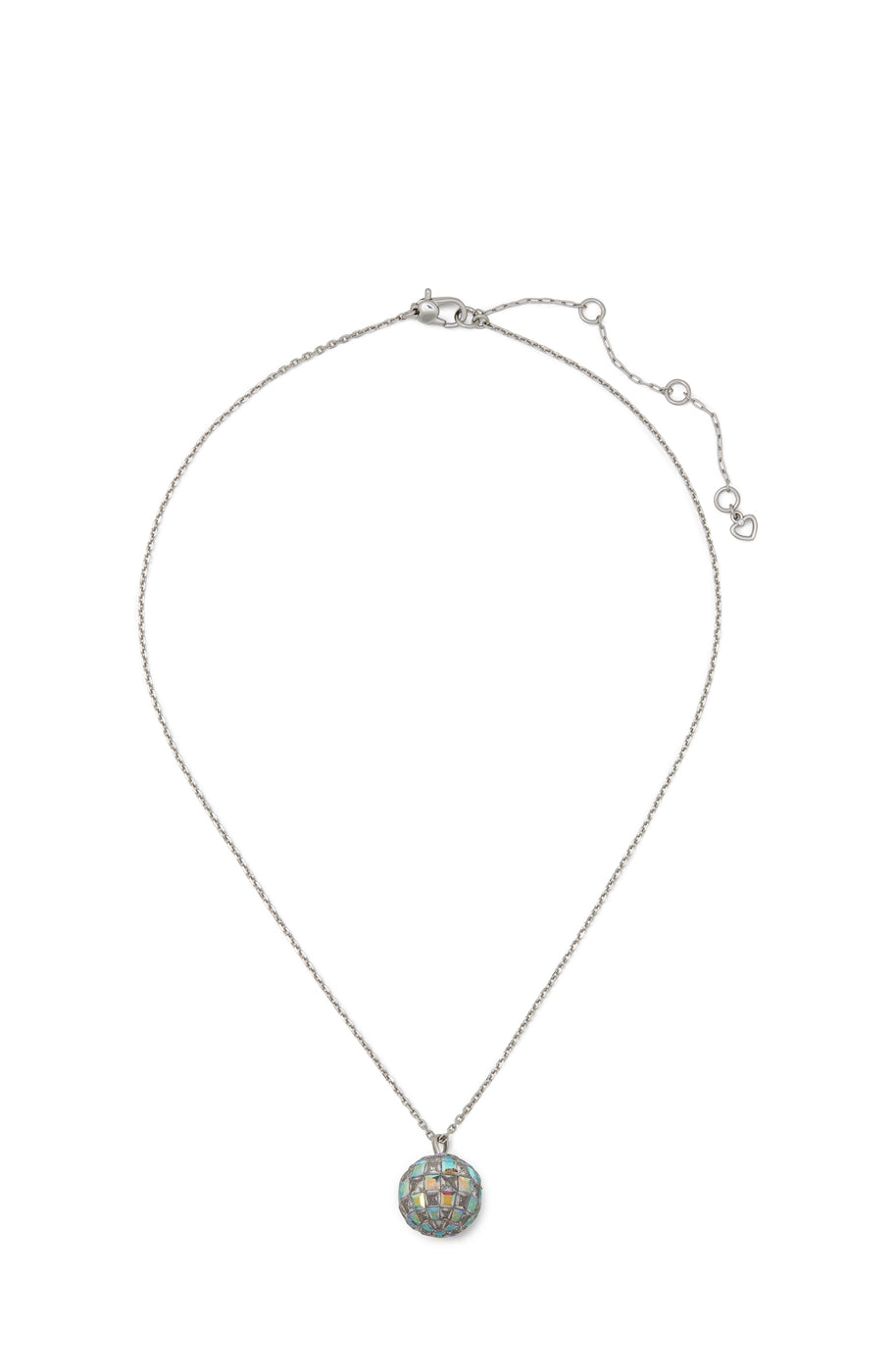 Kate Spade New York Silver Disco Ball Necklace
