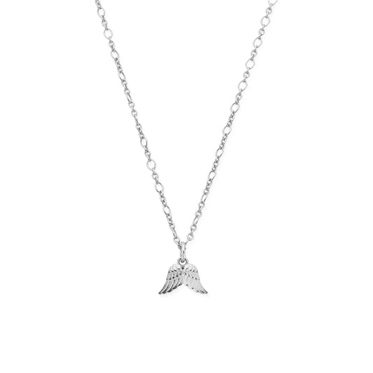 ChloBo Guidance Wings Silver Necklace