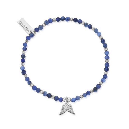 ChloBo Guidance Wings Sodalite Silver Bracelet
