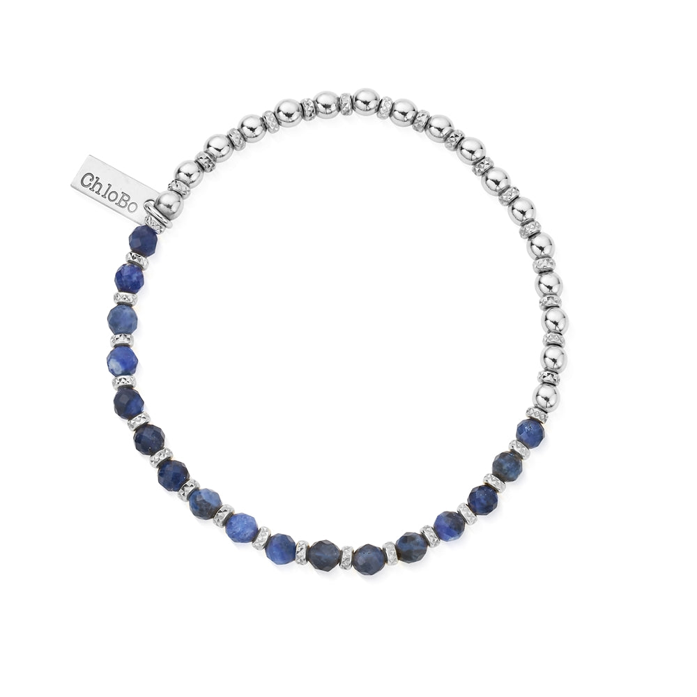 ChloBo Story of The Moon Silver Sodalite Bracelet