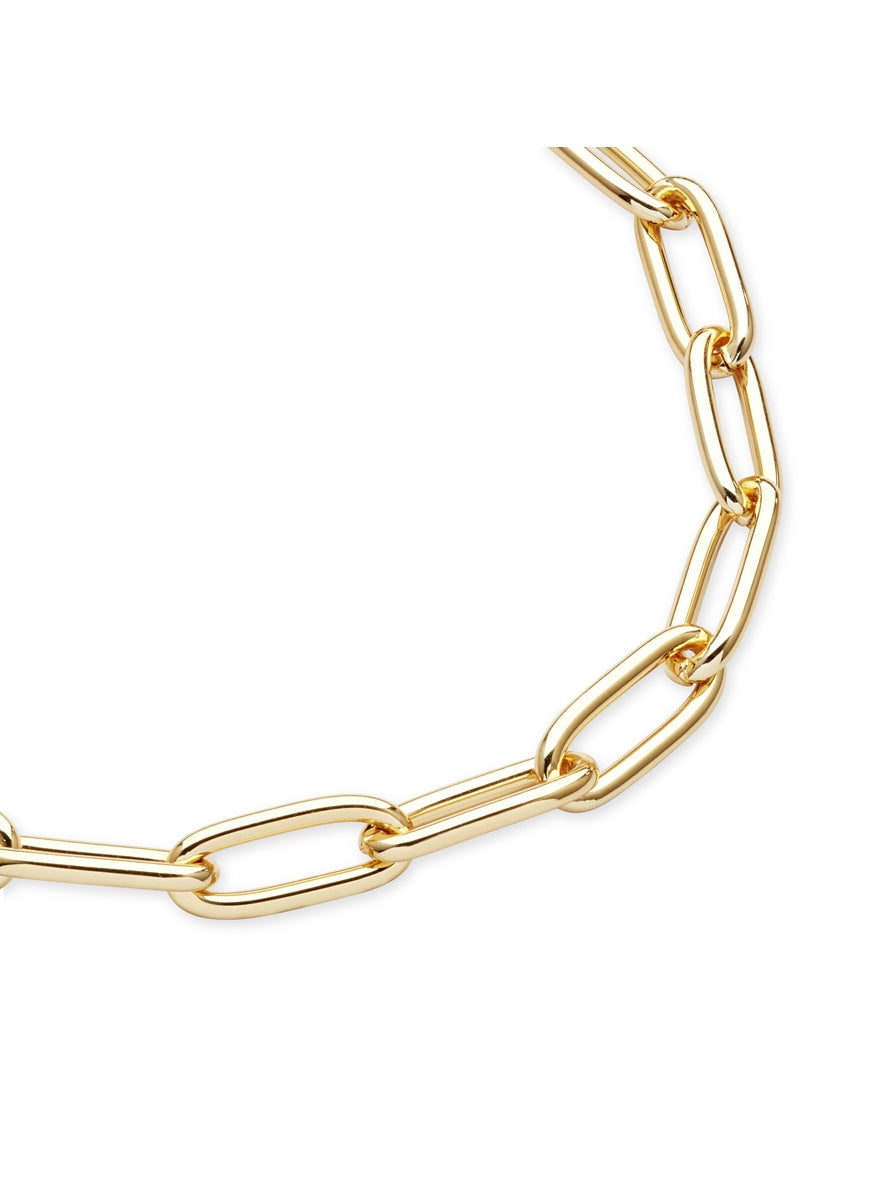 August Woods Gold Paper Clip Chain Bracelet