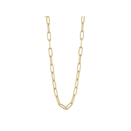 August Woods Gold Paper Clip Chain Necklace