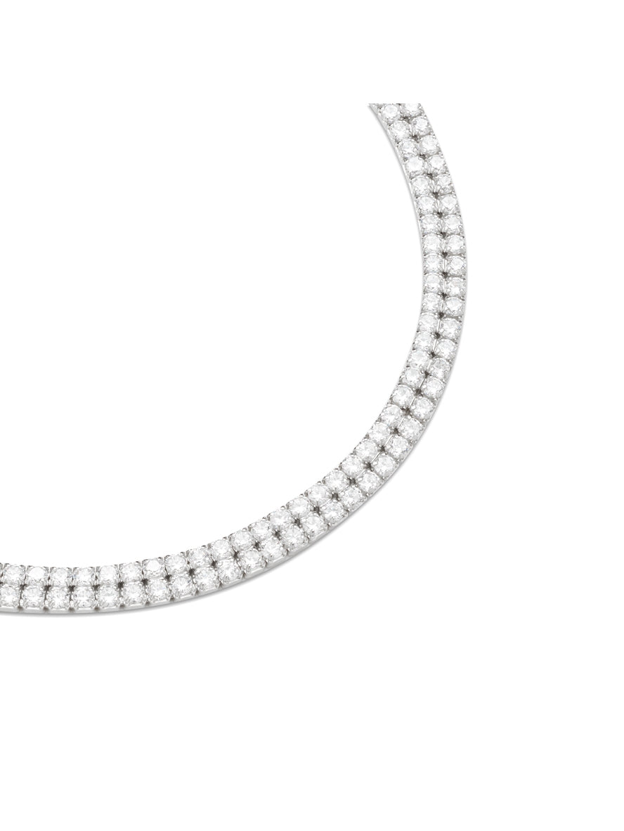 Argento Silver Double Tennis Bracelet