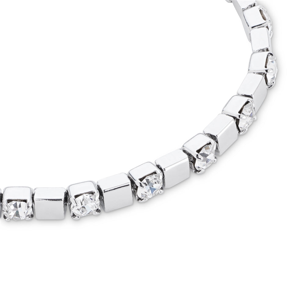 August Woods Silver Cubic Zirconia Ball Sparkle Bracelet