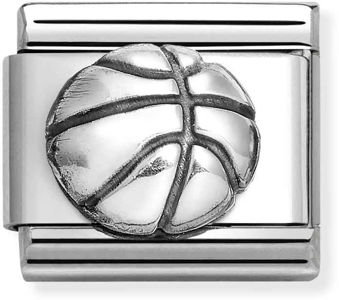 Nomination Basketball Ball Charm