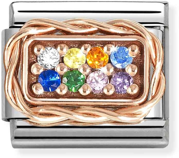 Nomination Pavé Rainbow Crystal Charm