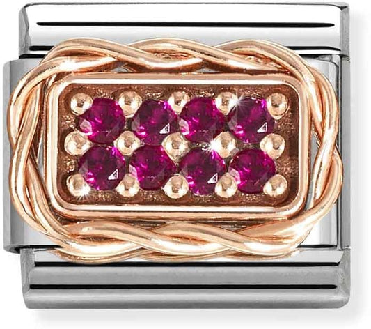 Nomination Pavé Red Crystal Charm