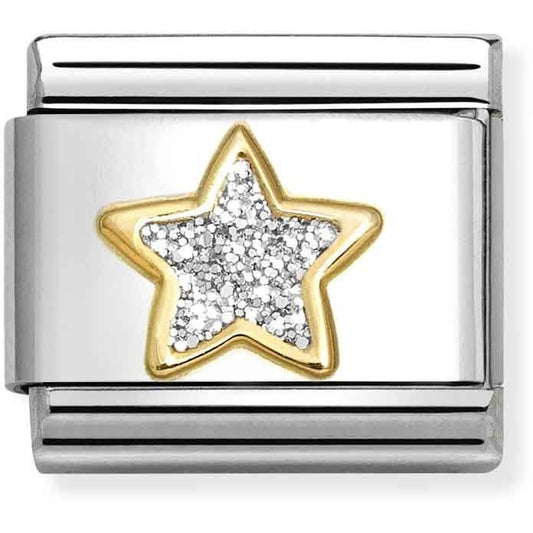 Nomination Silver Sparkle Star Charm