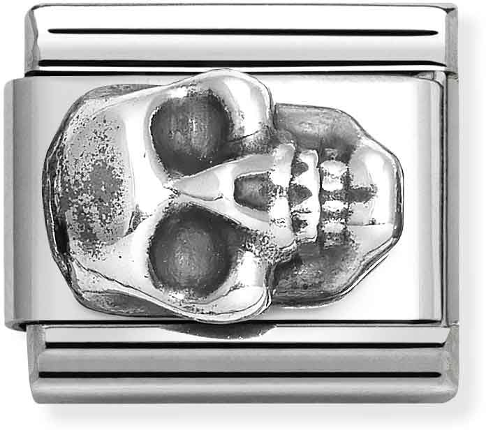 Nomination Silver 3D Skull Charm