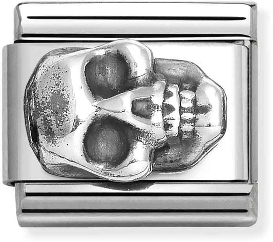 Nomination Silver 3D Skull Charm