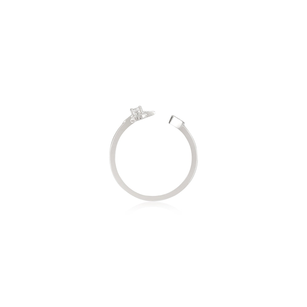 August Woods Silver Northern Lights Adjustable Ring