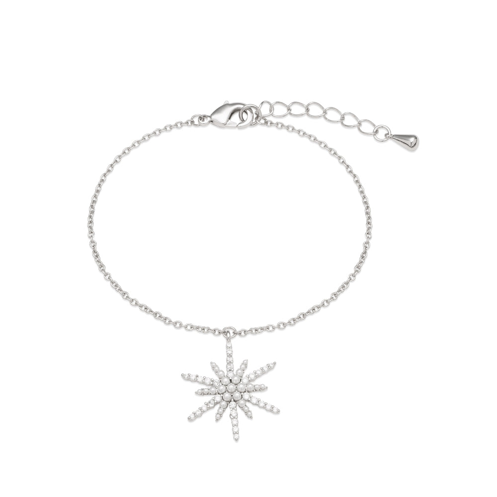 August Woods Silver Northern Lights Pearl Bracelet