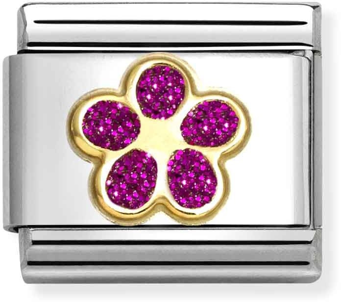 Nomination Fuchsia Flower Charm