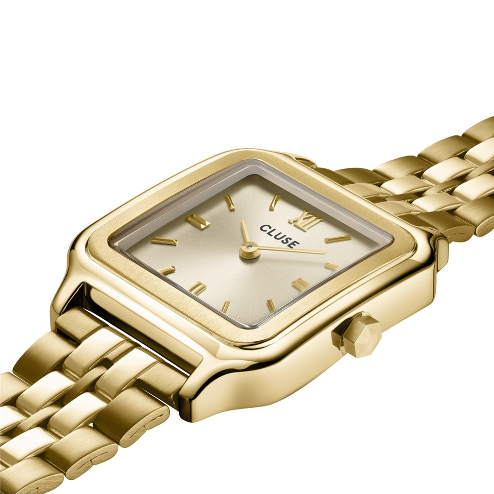 CLUSE Gracieuse Gold Square Watch