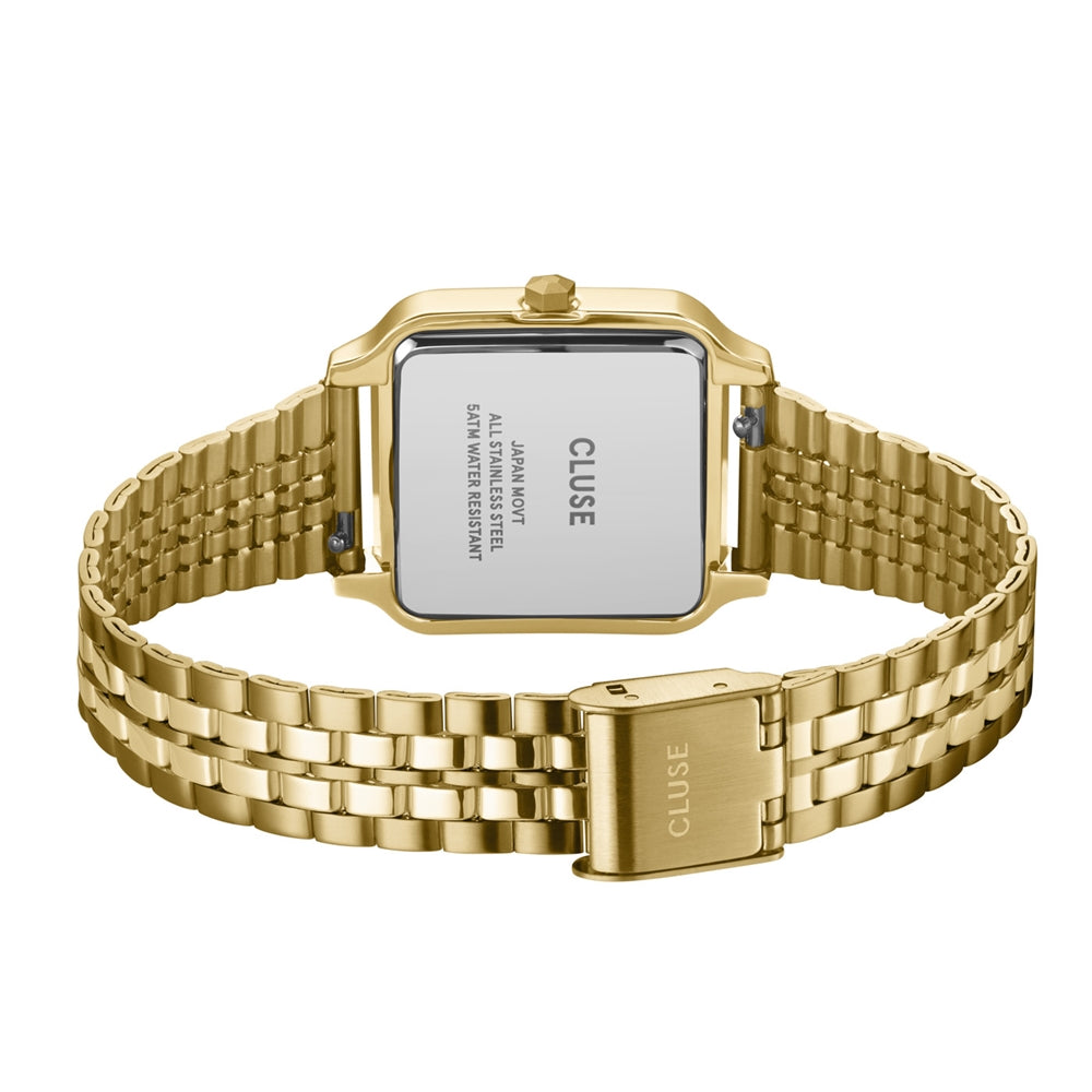 CLUSE Gracieuse Gold Square Watch
