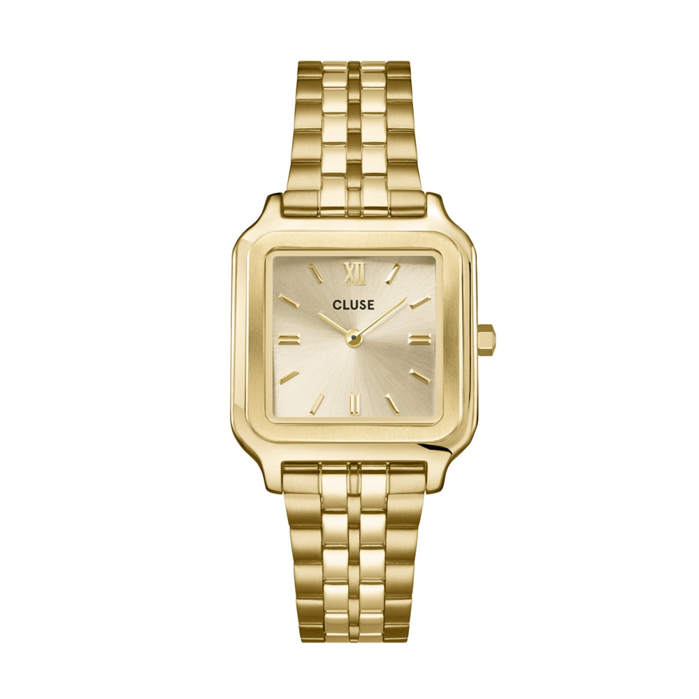 CLUSE Gracieuse Gold Square Watch