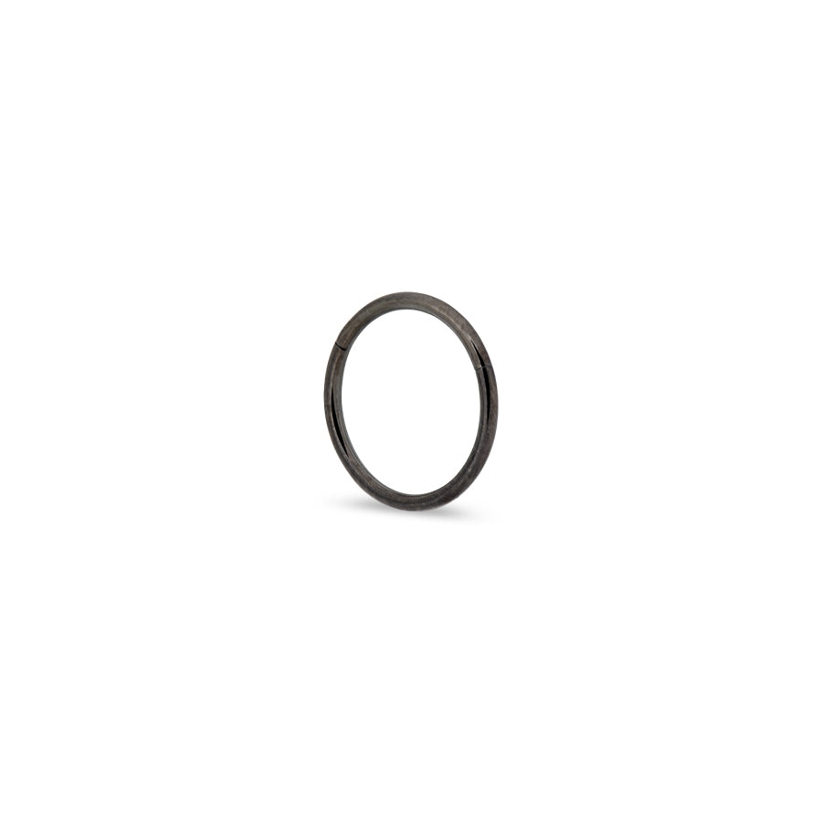 Over & Over Stainless Steel Black Nose Ring