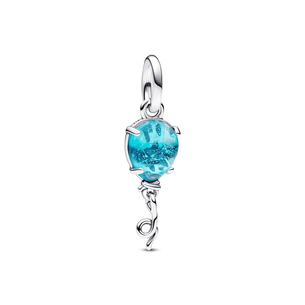 Pandora Blue Murano Glass Balloon Dangle Charm