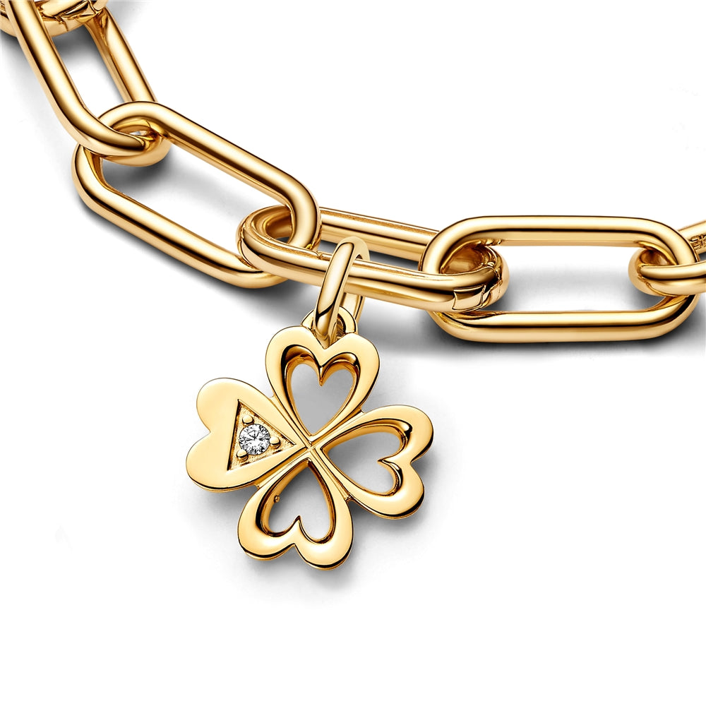 Pandora  Heart Four-leaf Clover medallion Charm