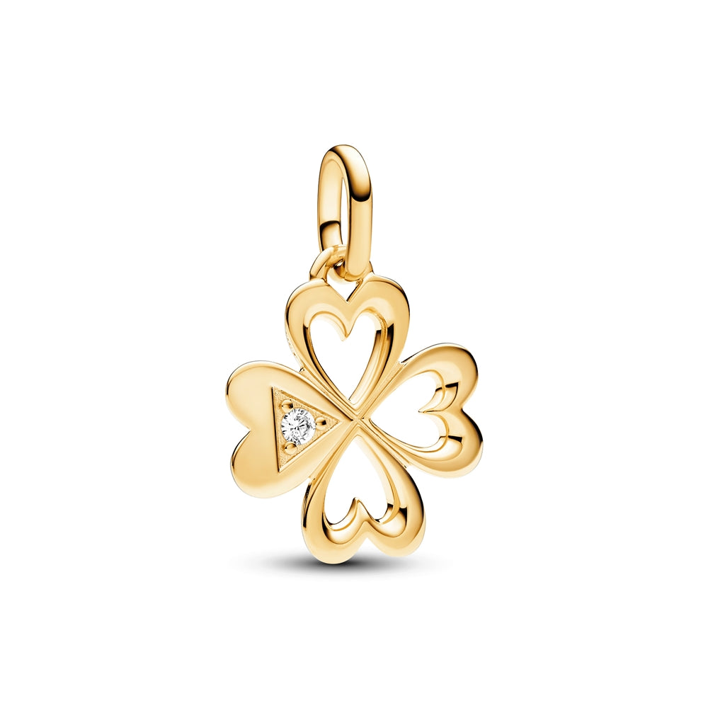 Pandora  Heart Four-leaf Clover medallion Charm