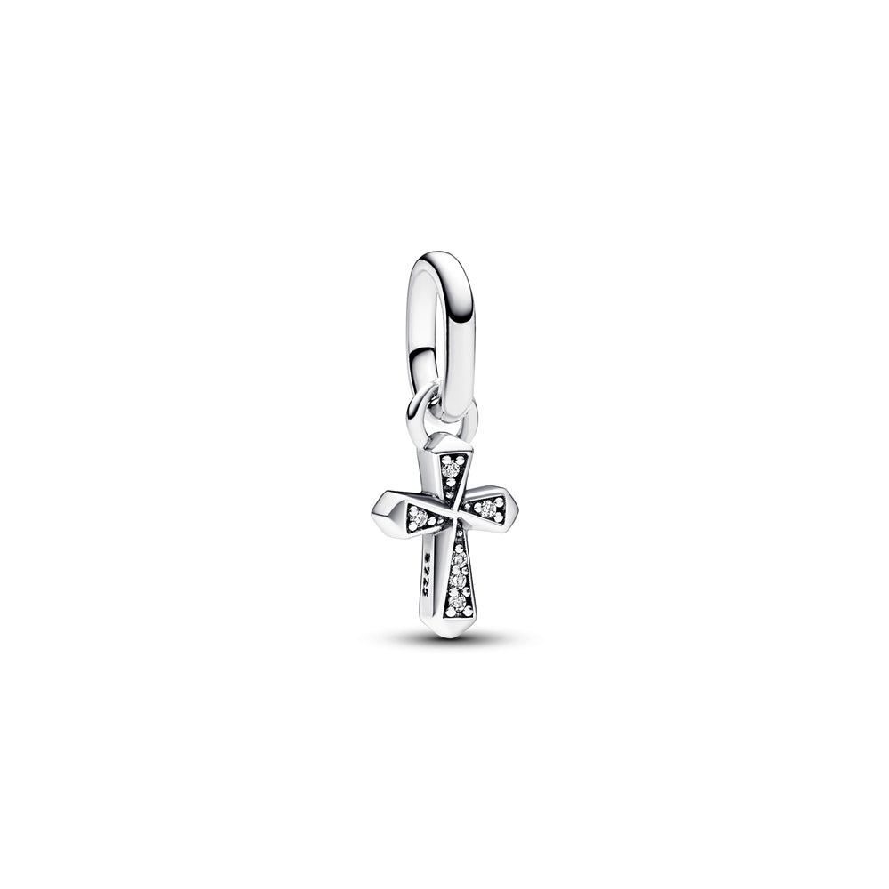 Pandora  Sparkling Cross Mini Dangle Charm