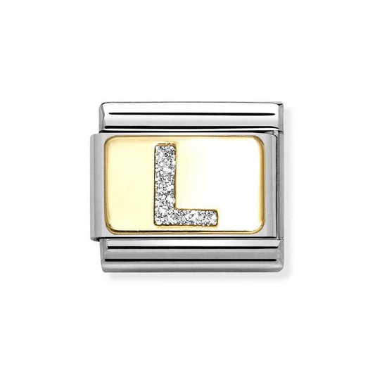 Nomination Gold Glitter L Charm