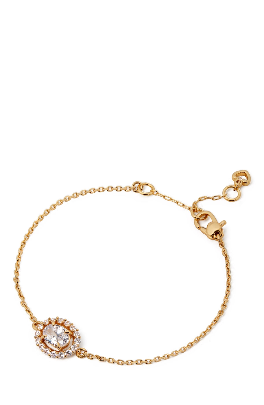 Kate Spade New York Gold Horizontal Oval Halo Bracelet