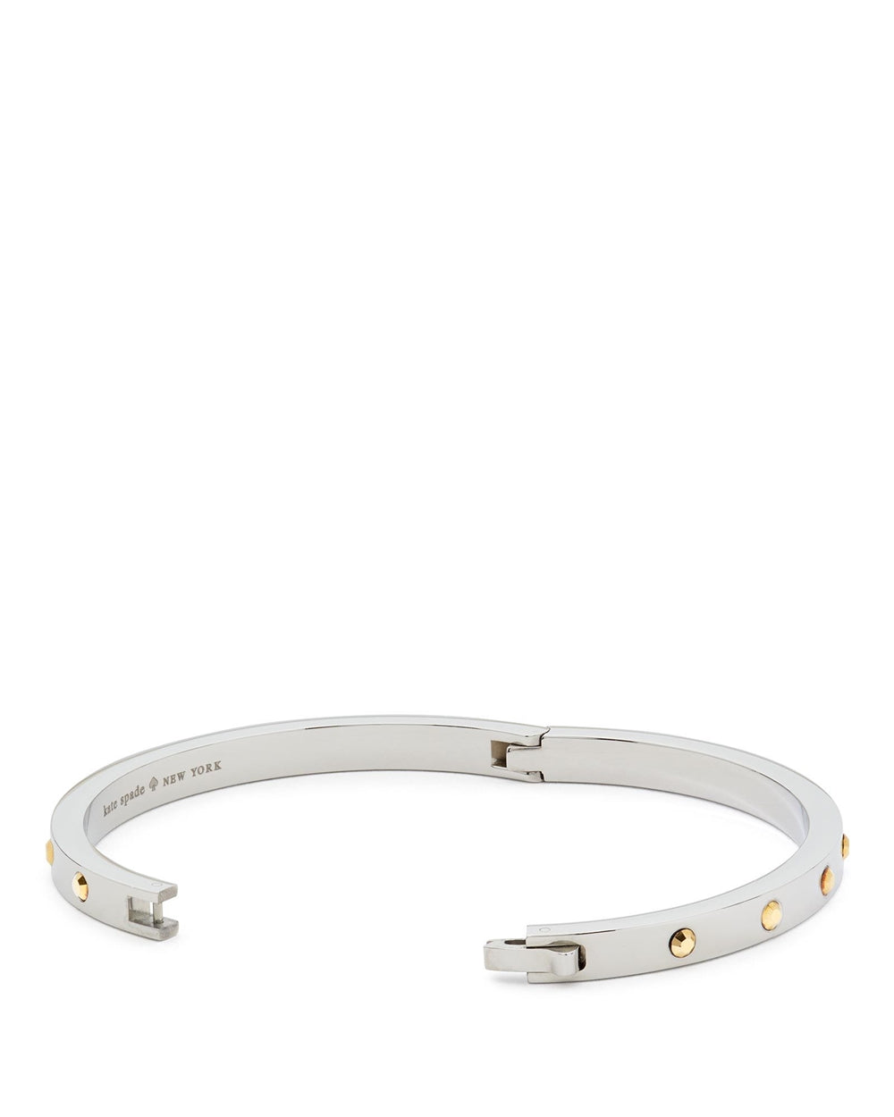 Kate Spade New York Gold Mix Set in Stone Hinged Bangle