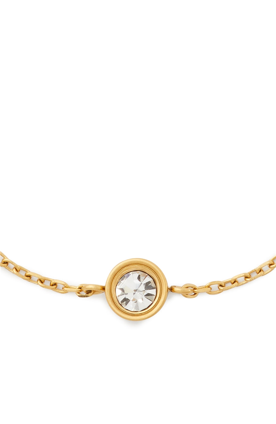Kate Spade New York Gold Single Set In Stone Crystal Bracelet
