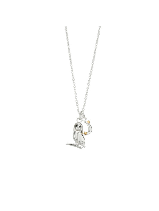 Karma Gold Plated Mix Owl Moon Necklace