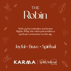 Karma Rose Gold Mix Robin Berries Bangle