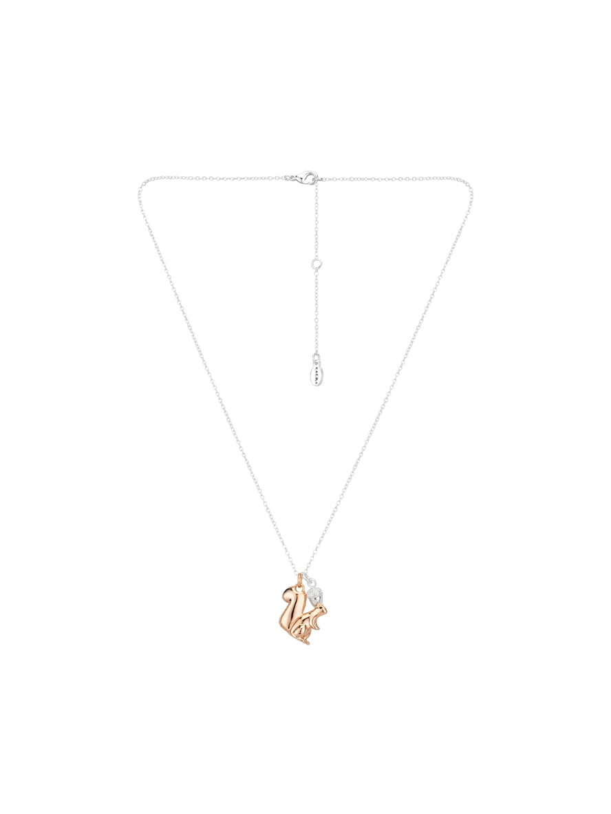 Karma Rose Gold Mix Squirrel Nut Necklace