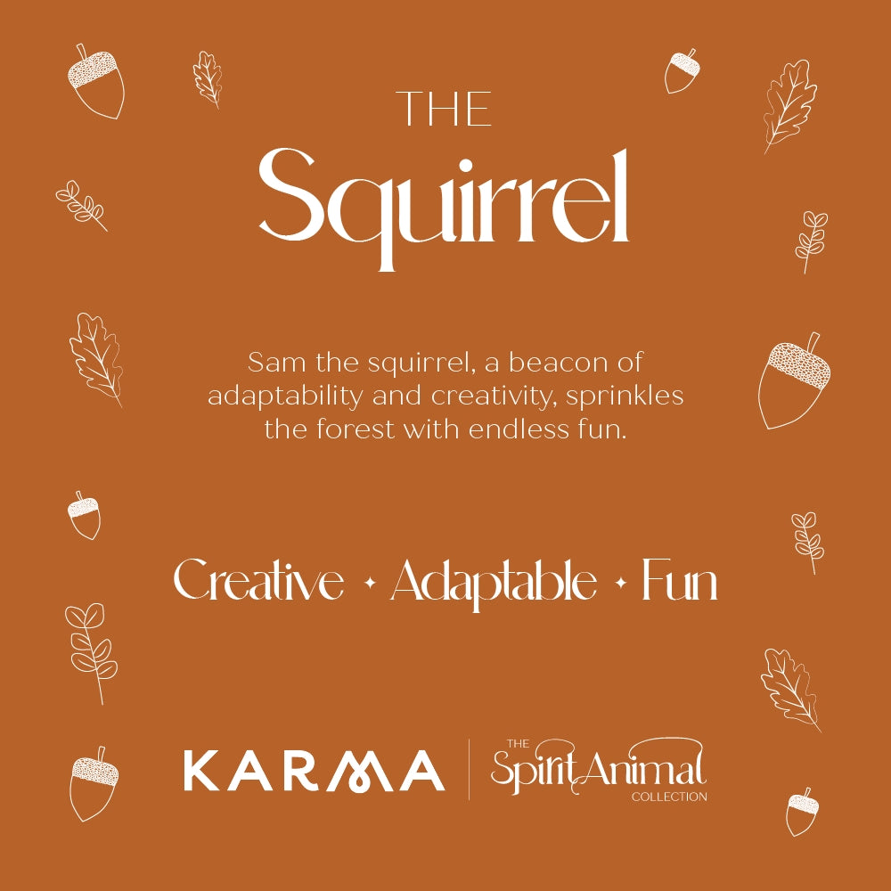 Karma Rose Gold Mix Squirrel Nut Necklace