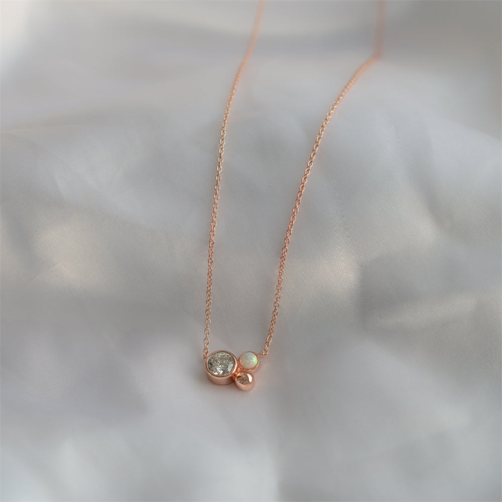 Seek + Find Beloved Rose Gold Necklace